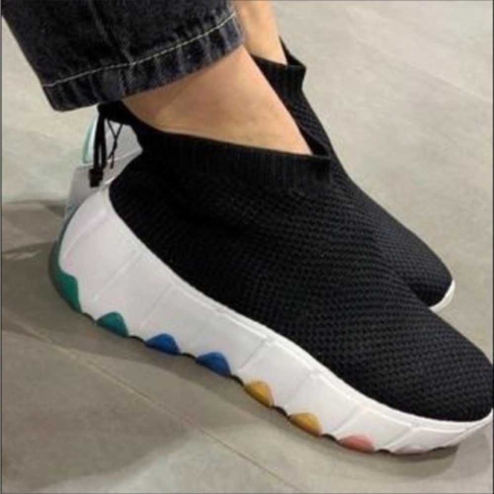 ZARA MULTICOLORED SOLE HIGH TOPS 3406 510